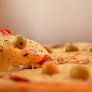 Pizza de mozzarella congelada