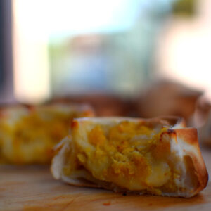 Empanada de humita al horno